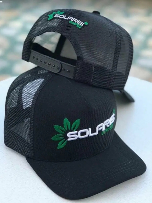 Trucker tela bordado supercap